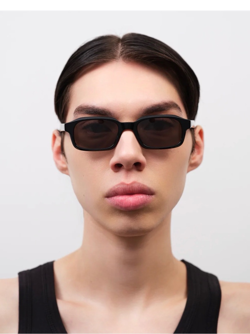 Men’s or women’s FLATLIST Black Rectangular Sunglasses